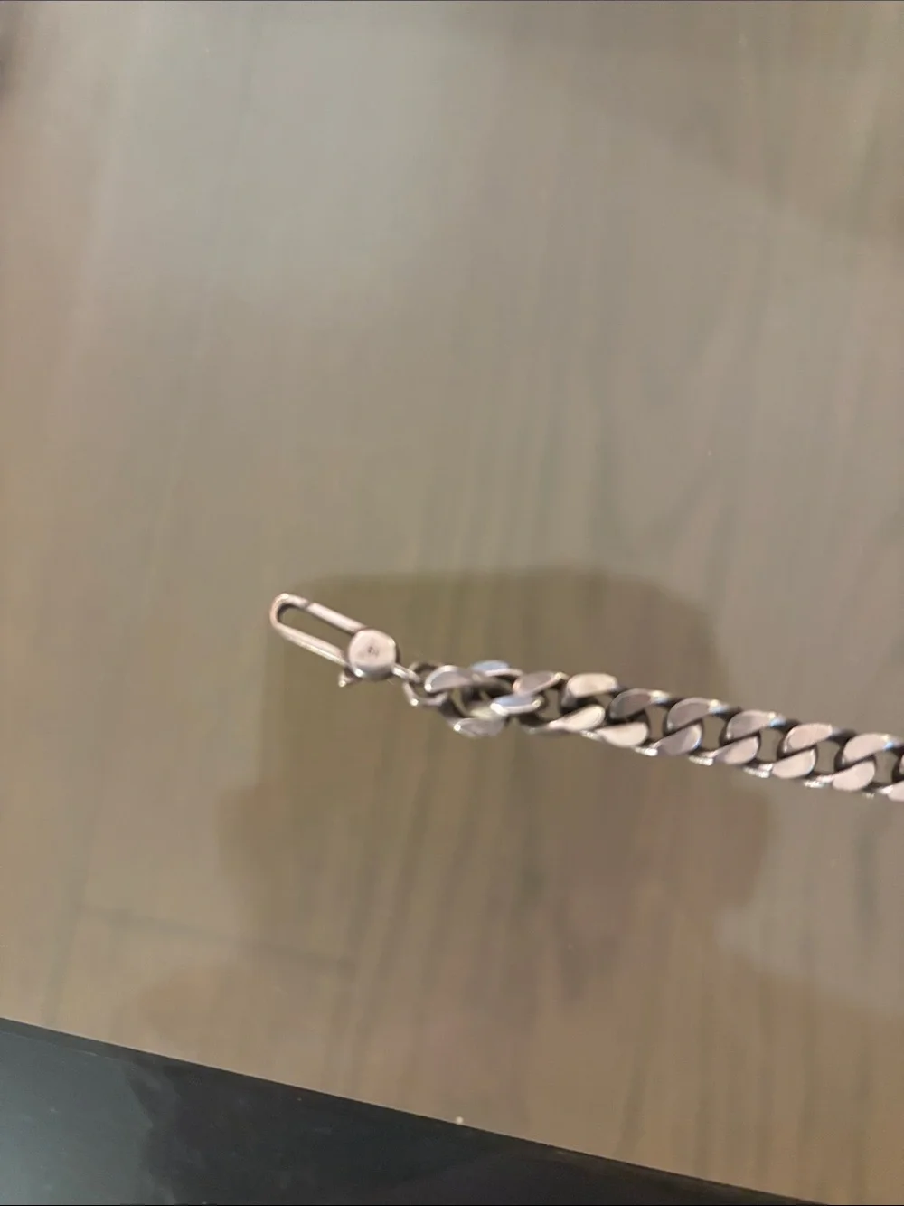 Gucci ghost sterling silver bracelet